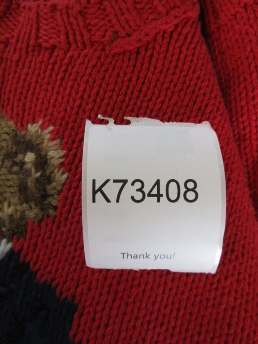 VTG Ralph Lauren Polo Sweater XL Polo Bear Linen Cashmere Y2K 2001 Kanye - Picture 12 of 12